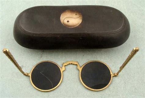 olden time chinese sunglasses.